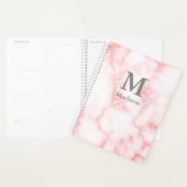 Marbre rose monogramme et Faux (Devant avec enveloppe)