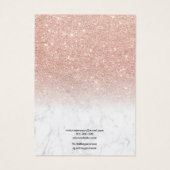 Marbre rose or parties scintillant chic collier ét (Dos)