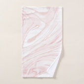 Marbre Rose Pailleté Moderne (Serviette à main)