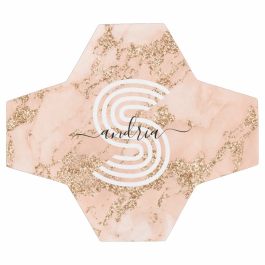 Marbre rose Parties scintillant or, Nom du script  (Plat)