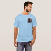 Marbre rose Tshirt amérindien (Devant entier)