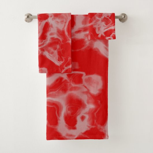 marbre rouge abstrait (En situation)
