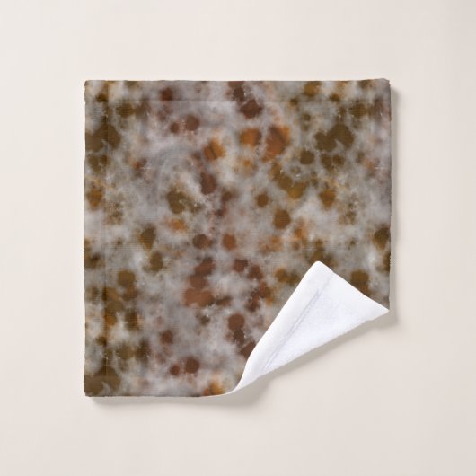 Marbre rouille abstrait (Gant de toilette)
