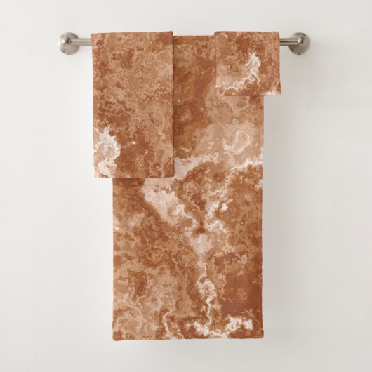 Marbre rouille abstrait (En situation)