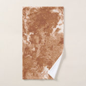 Marbre rouille abstrait (Serviette à main)
