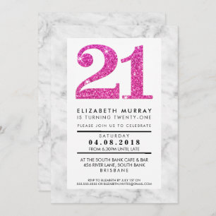 Marbre simple de PARTIES SCINTILLANTES INVITATION