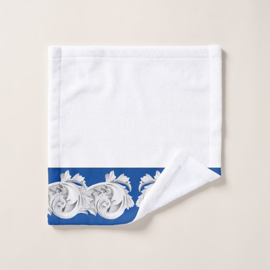 Marbre Tendrils sur un ensemble de serviettes de b (Gant de toilette)