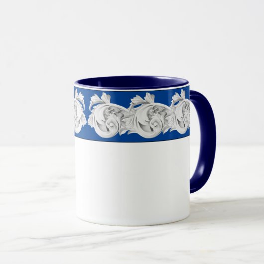 Marbre Tendrils sur une Mug Combo (11 oz.) (Devant droit)