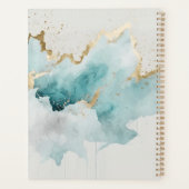 Marbre turquoise et or (Dos)