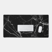 Marbre veiné noir et argent (Clavier et souris)