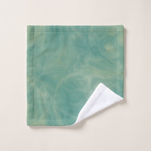 marbre vert abstrait (Gant de toilette)