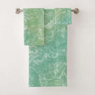 marbre vert et blanc abstrait