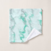Marbre vert et gris (Gant de toilette)