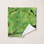 Marbre vert noir (Gant de toilette)