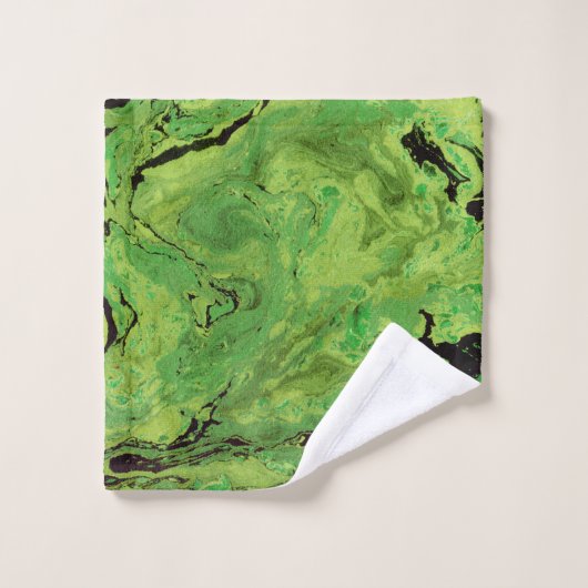 Marbre vert noir (Gant de toilette)