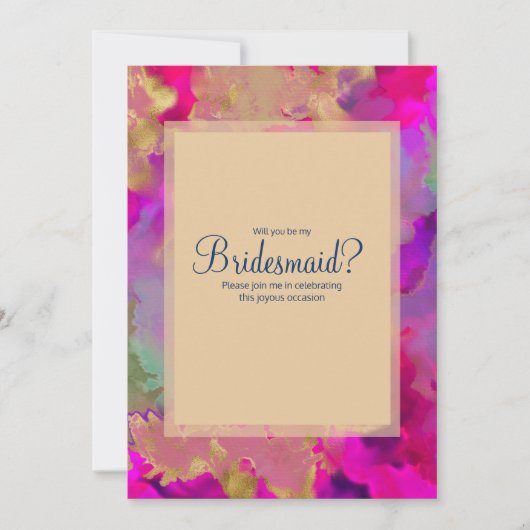 Marbre violet, bleu, violet dans les invitations (Devant)