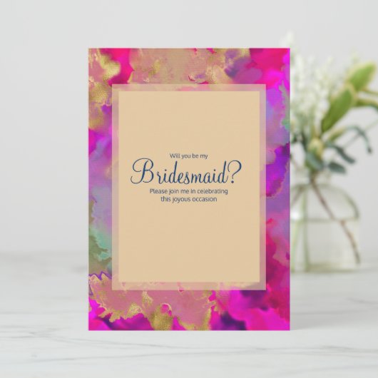 Marbre violet, bleu, violet dans les invitations (Debout devant)