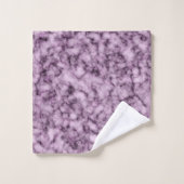Marbre violet de luxe Monogramme (Gant de toilette)