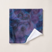 marbre violet et bleu abstrait (Gant de toilette)