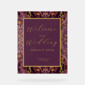 Marbre Violet Et Or De Prune (Recto)