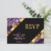 Marbre Violet et Or - RSVP (Debout devant)