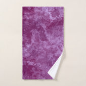 marbre violet et rose abstrait (Serviette à main)