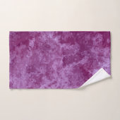 marbre violet et rose abstrait (Serviette à main)