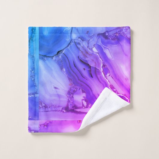 Marbre violet exotique (Gant de toilette)