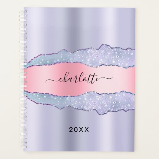 Marbre violet rose pâle agate nom 2026 (Devant)