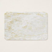 Marbres modernes Blanc avec Gold RSVP Insérez les  (Dos)