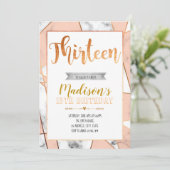 Marbrez la 13ème invitation d'anniversaire (Debout devant)