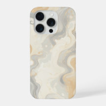 Marbrures de Lait Luxe Pierre Abstraite [