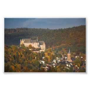 Marburg Duitsland Foto Afdruk