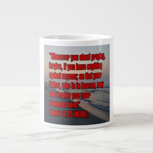 Marc 11:25 WEBU Mug (Devant)