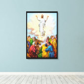 Marc 16:19-20 Jésus revient à la toile du Père (Insitu (Plancher de Bois))