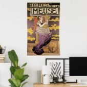 Marc Auguste Bastard Bieres de La Meuse Poster (Thuiskantoor)