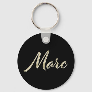 Marc Name whitegold Button Schlüsselanhänger Sleutelhanger