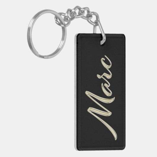 Marc Name Whitegold Porte-clés (Devant gauche)