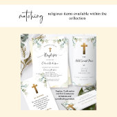 Marcalibros, Recuerdo de Bautizo, Botánico Bedankkaart