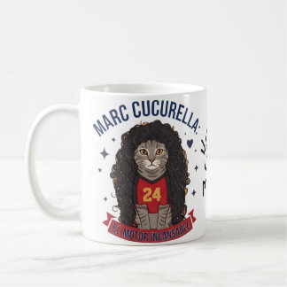 MarcCucurella Voetbal Kat De Onvermoeibare Motor  Koffiemok
