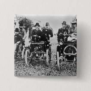 Marcel (d.1903) en Louis (1877-1944) Renault driv Vierkante Button 5,1 Cm