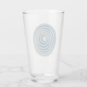 Marcel Duchamp Rotorelief BLUE Pint Verre (Dos)