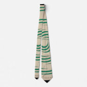 Marcel Duchamp Rotorelief GREEN Stropdas (Achterkant)