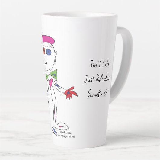 'Marcel' - Is het leven geen belachelijke latte Mo Latte Mok (Rechterhoek)