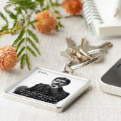 Marcel Proust & beroemd Citaat Sleutelhanger (Zijkant)