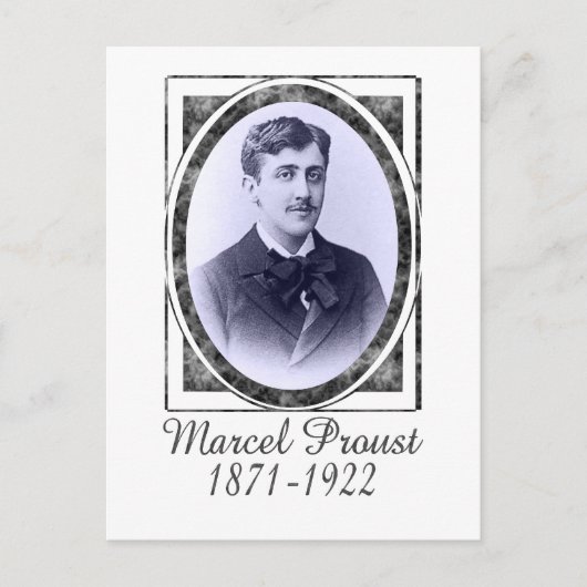 Marcel Proust Briefkaart (Voorkant)