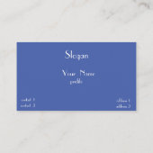 Marcel Proust in Parijs - fantasy art Visitekaartje (Achterkant)