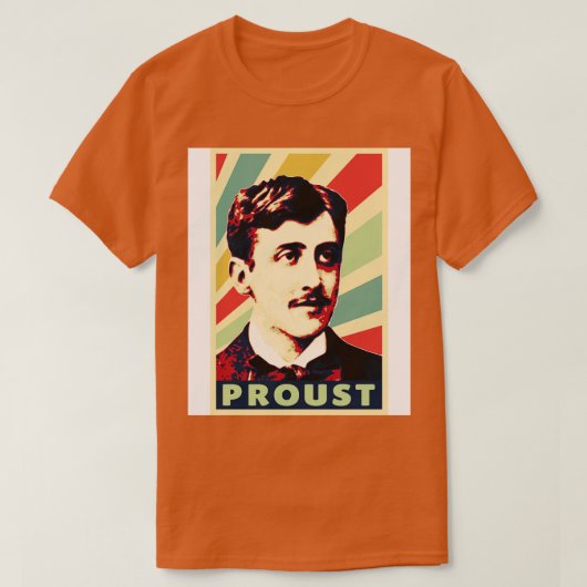 Marcel Proust kleuren T-shirt (Design voorkant)