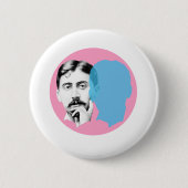 Marcel Proust Ronde Button 5,7 Cm (Voorkant)