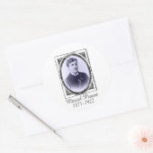 Marcel Proust Ronde Sticker (Envelop)